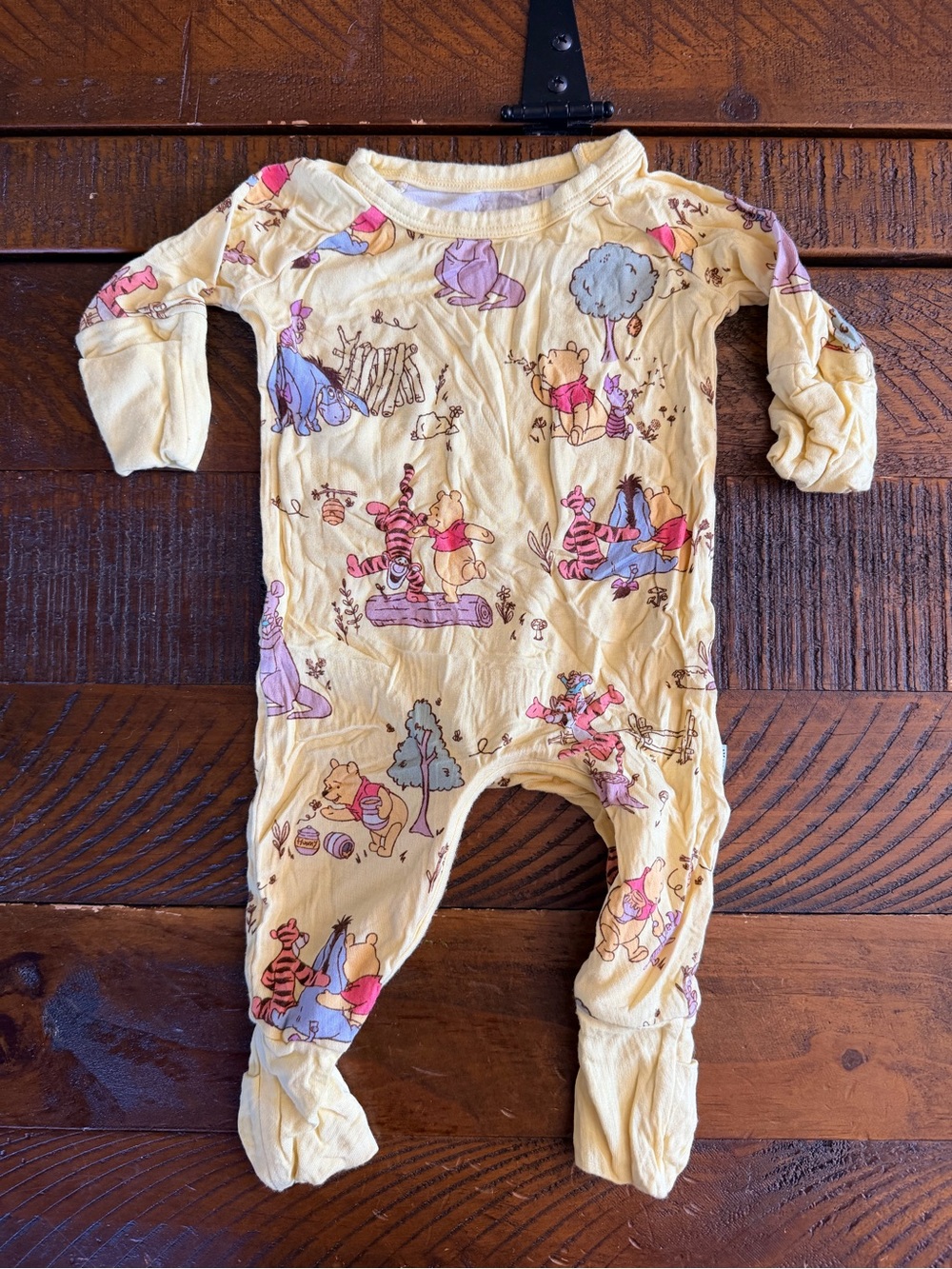 Little Sleepies Winnie the Pooh Crescent zip Preemie
